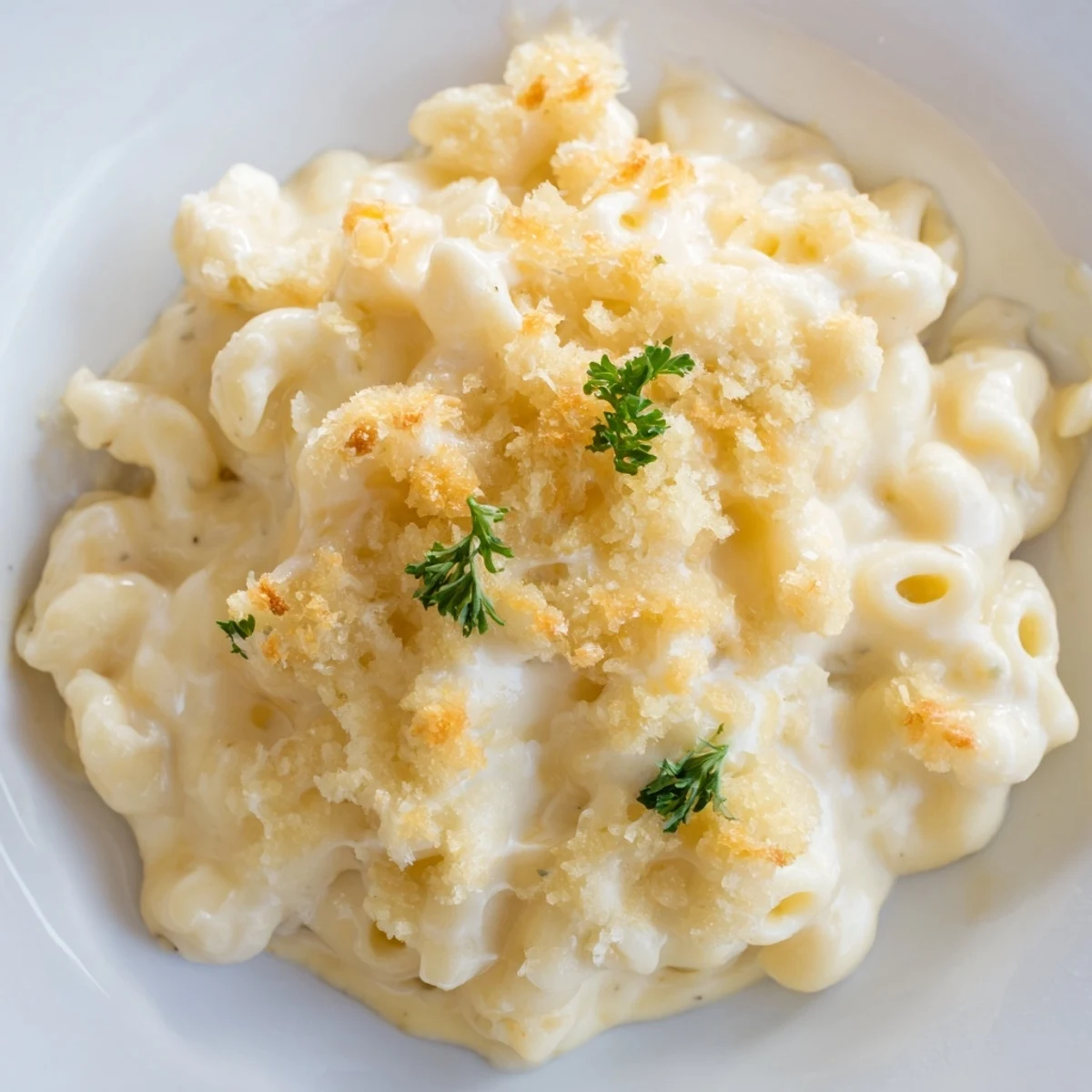 This vegetarian classic comfort food is presented in a baking dish, perfect for family dinners.