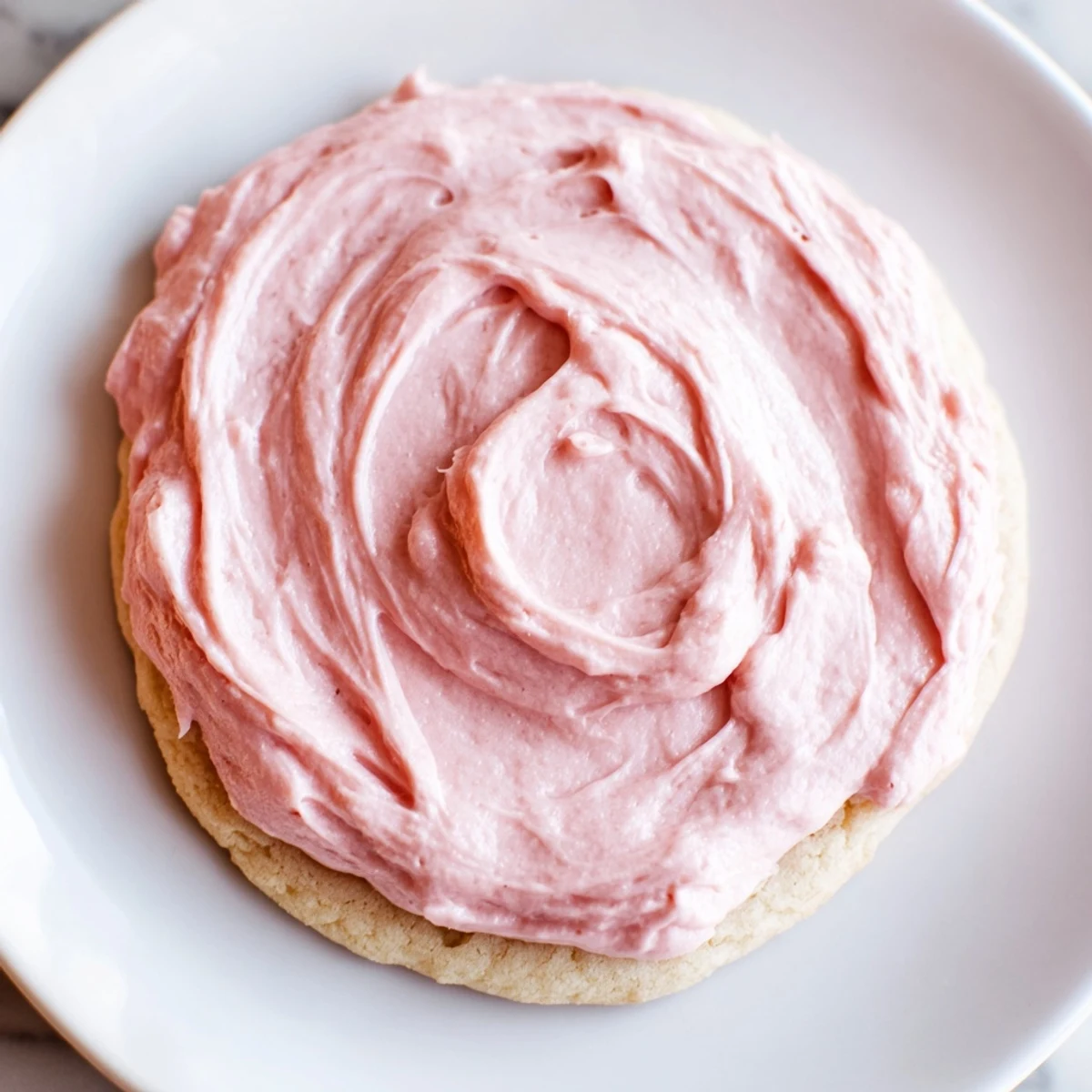 A batch of freshly frosted Crumbl Sugar Cookies stacked on a platter, perfect for large parties and gatherings.
