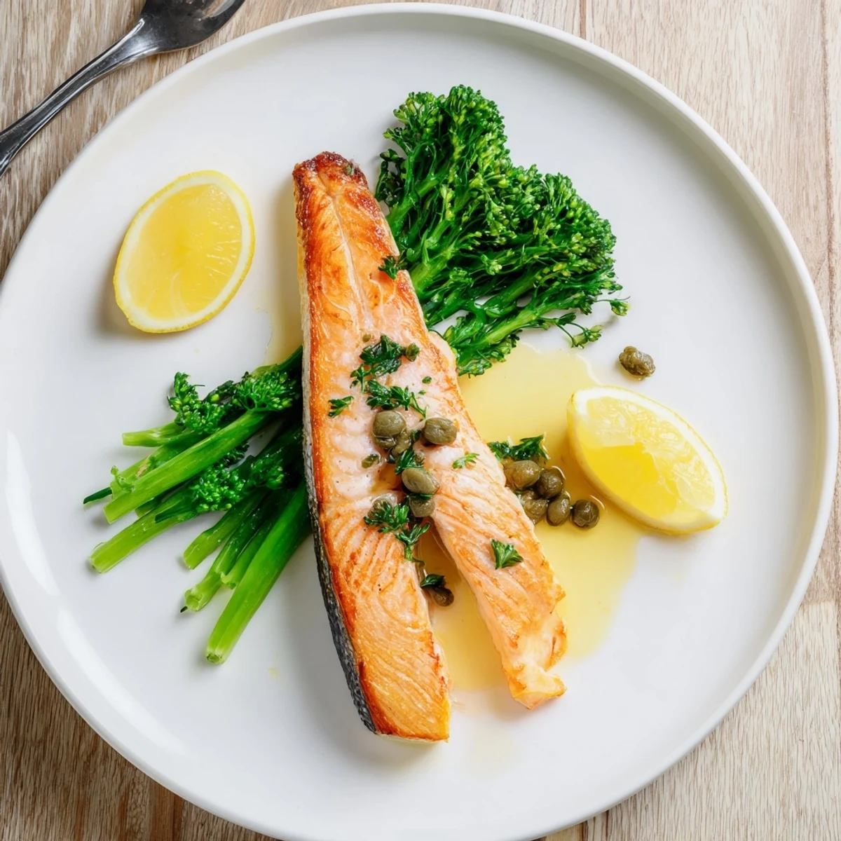Pan fried salmon Gordon Ramsay style with fluffy white rice and roasted seasonal vegetables