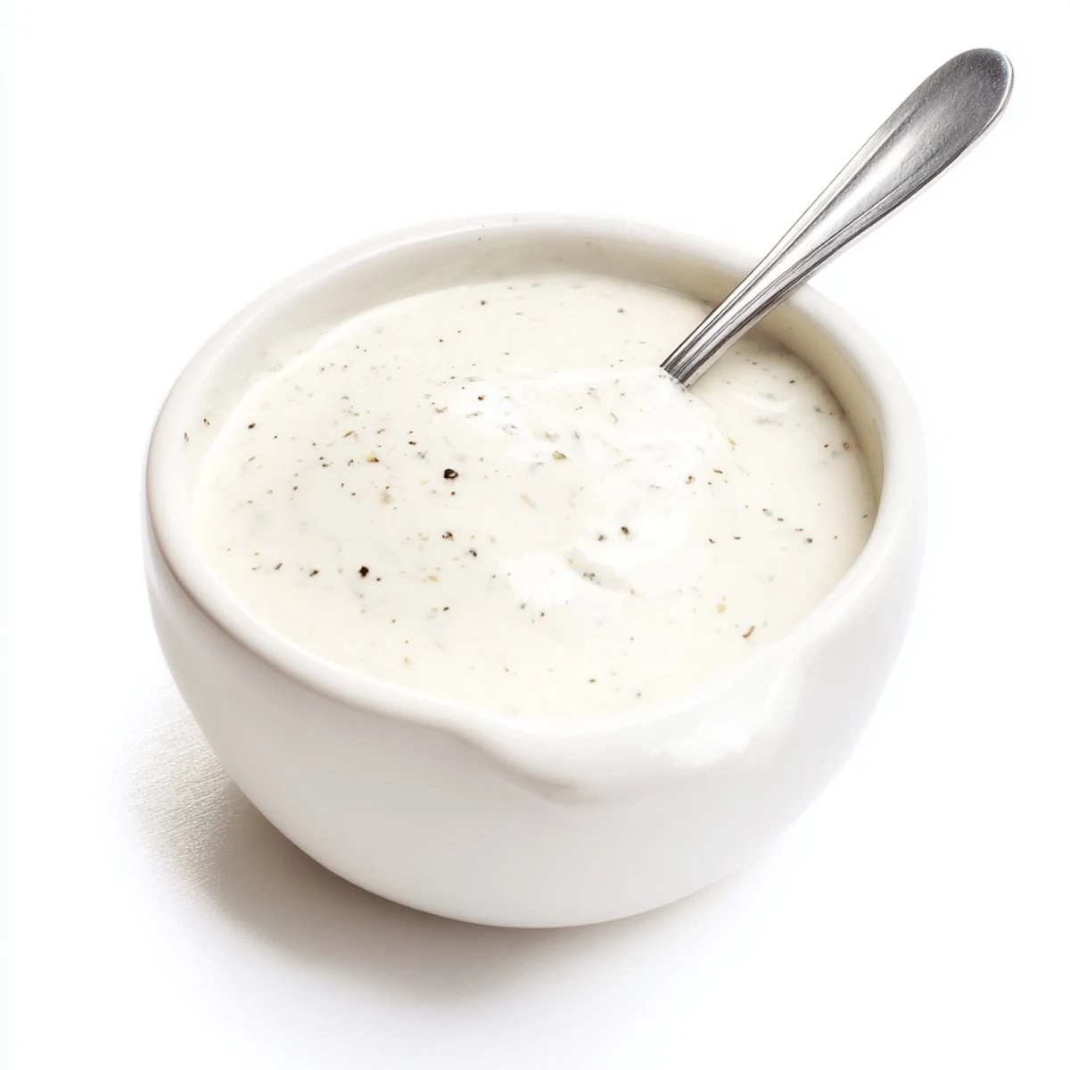 Creamy white garlic sauce drizzled generously over spiced chicken shawarma in a warm pita wrap