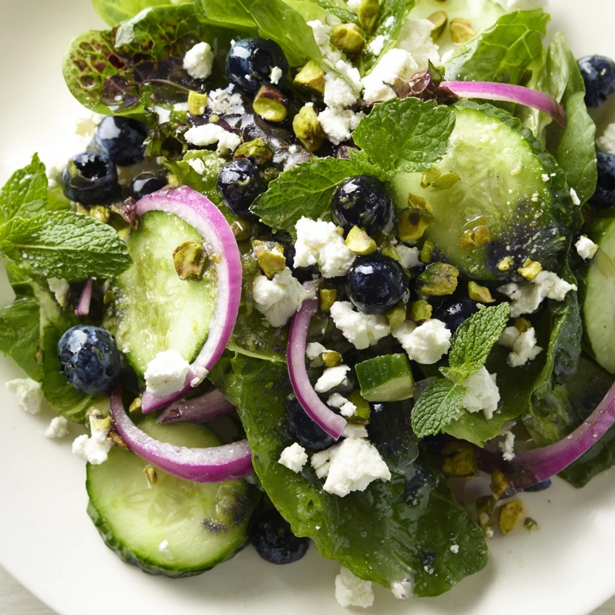 Blueberry Pistachio Spring Salad
