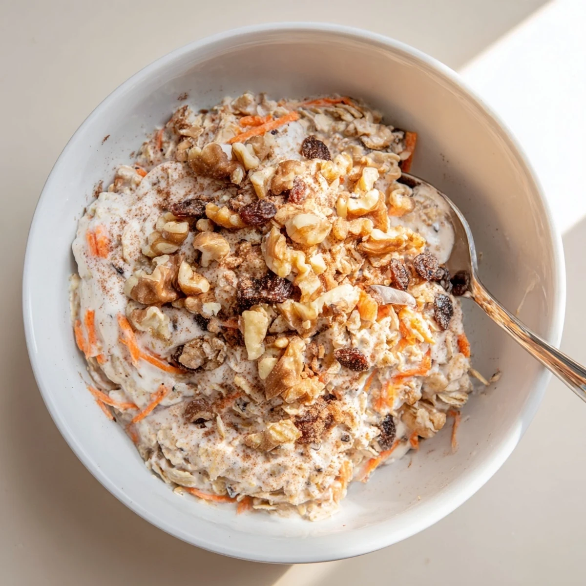 Carrot Cake Overnight Oats