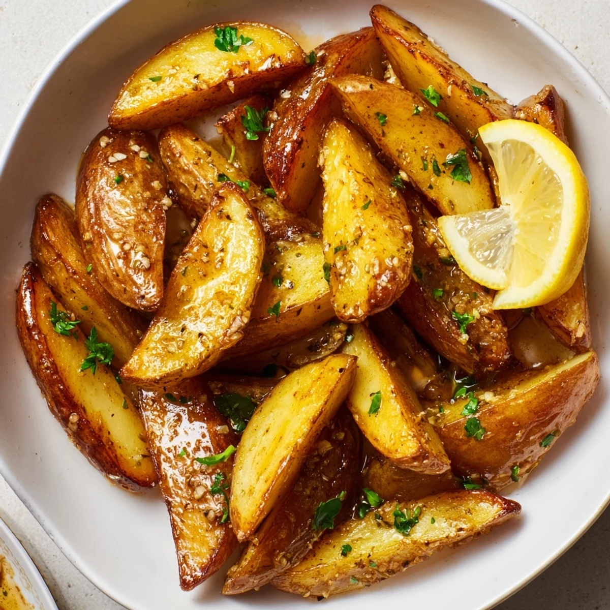 Authentic Greek Lemon Potatoes
