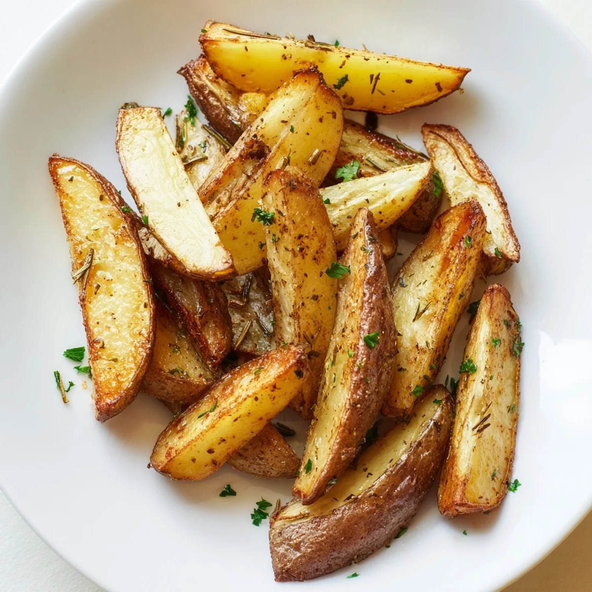 Crispy Potato Wedges served hot with ketchup or garlic aioli for dipping