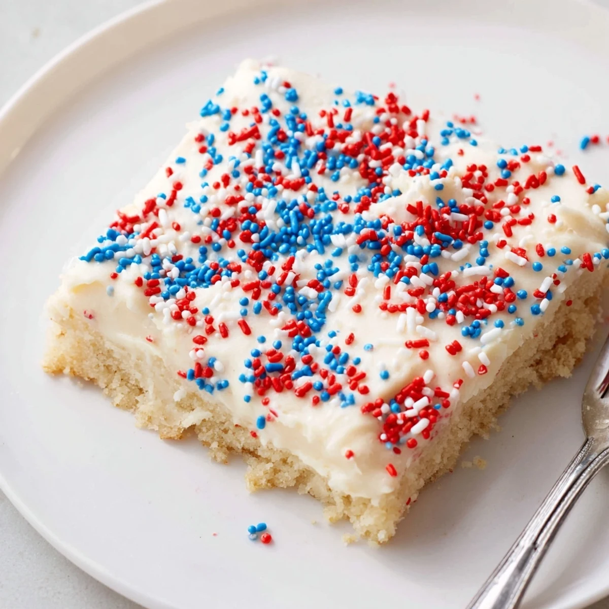 Warm 4th Of July Sugar Cookie Bars Recipe cooling on rack, buttery vanilla aroma.