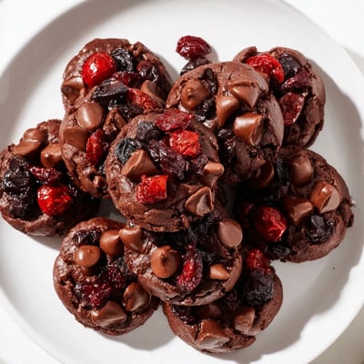 Golden-brown mini brownies feature moist centers and crackly tops, ideal for serving with coffee or port.  