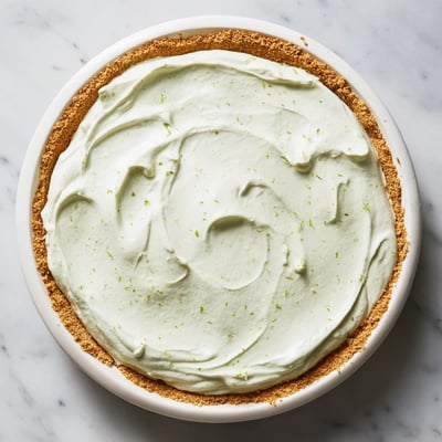 A chilled slice of Key Lime Pie with Whipped Cream Topping served on a white dessert plate with lime wedges.  