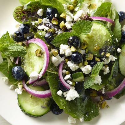 Blueberry Pistachio Spring Salad