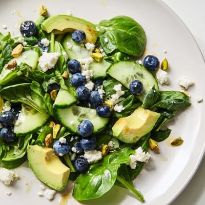 Blueberry Pistachio Spring Salad