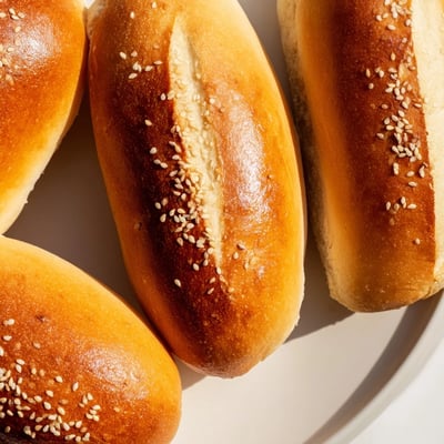 Sourdough Discard Hot Dog Buns